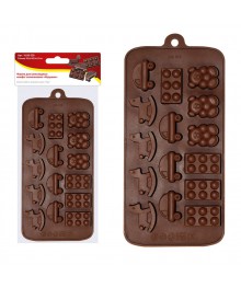 Форма для шоколадных конфет силиконовая "Игрушки". VL80-326Формы для выпечки оптом с доставкой. Купить формы для выпечки оптом с доставкой.