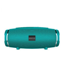 Колонка портативная с BLUETOOTH  BOROFONE BR3 Бирюзовый (2*5Вт)