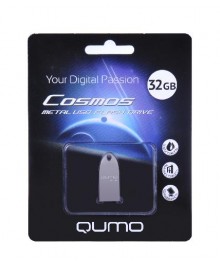 USB2.0 FlashDrives32 Gb Qumo Cosmos Silverовокузнецк, Горно-Алтайск. Большой каталог флэш карт оптом по низкой цене со склада в Новосибирске.