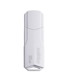 USB2.0 FlashDrives32 Gb Smart Buy  CLUE White (SB32GBCLU-W)