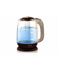 Чайник Centek CT-0034 Coffee Vancouver стекло ( 1.8л, 2200Вт, внутренняя LED подсветка, кнопка 6/ирске. Отгрузка в Саха-якутия, Якутск, Кызыл, Улан-Уде, Иркутск, Владивосток, Комсомольск-на-Амуре.