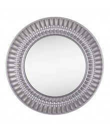 Зеркало интерьерное настенное 5029-Z1 в ажурном корпусе d=51см, сереброЗеркала оптом с доставкой по России. Купить Зеркала оптом в Новосибирске