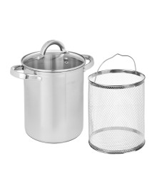 SATOSHI Кастрюля 16х21см, 4 л., со стекл.крышкой, сеткой, индукция