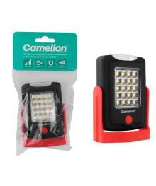 Фонарь  Camelion  E1442 (фонарь универс., LED+SMD, черн / красн.,3XR03, магн,, пласт.,блистер-пакетари Camelion оптом. Большой каталог фонарей Camelion оптом по низкой цене со склада в Новосибирске.