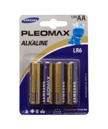 Бат LR6            Samsung Pleomax BP-4+1 (50шт/500)