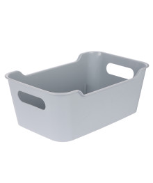 Корзинка универсальная "Mango" 4,1л. 290х180х105мм (серый)ке. Контейнеры оптом с доставкой по Дальнему Востоку. Большой каталог коробок оптом по низкой цене.