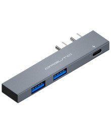 Концентратор USB (HUB) Орбита OT-PCR24 Серебро USB 2.0 (2*USB+Type-C)