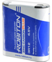 Бат 3R12        ROBITON PLUS Zinc Carbon 3R12 SR1 (уп.12шт/480)Батарейки оптом
