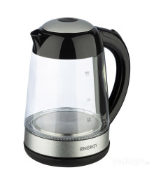 Чайник ENERGY E-251  (1.7л)  стекло, пластик цвет черный