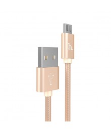 Кабель USB - micro USB HOCO X2 Золото  2.4A,1мВостоку. Адаптер Rolsen оптом по низкой цене. Качественные адаптеры оптом со склада в Новосибирске.