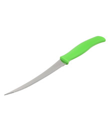 Нож кухон. Athus Нож для томатов 12.7см, зеленая ручка 23088/025 оптом. Набор кухонных ножей в Новосибирске оптом. Кухонные ножи в Новосибирске большой ассортимент