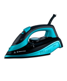 Утюг BRAYER 4019BR, 2400 Вт, керамич, пар 140 г/мин, автооткл,  320 мл, верт отпарив.