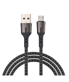Кабель USB - micro USB BY Авангард, 2м, 3А, Быстрая зарядка QC 3.0, черный