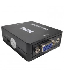 Адаптер Converter VGA to HDMI 1080P blackВостоку. Адаптер Rolsen оптом по низкой цене. Качественные адаптеры оптом со склада в Новосибирске.
