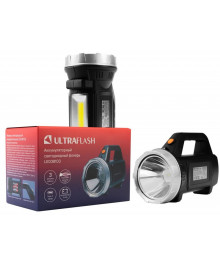 Фонарь  Ultra Flash  38103  (аккум. 18650 / 3xAA  черн., LED+COB, 3 реж, Type-C, пласт., коу Востоку. Большой каталог фонари Ultra Flash оптом по низкой цене с доставкой по Дальнему Востоку.