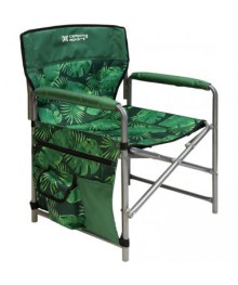 Кресло складное 1 КС1/2 с тропическими листьями темный (2/2)ке. Раскладушки оптом по низкой цене. Палатки оптом высокого качества! Большой выбор палаток оптом.
