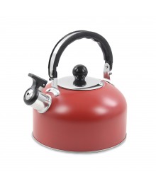 Чайник со свистком HOME ELEMENT HE-WK1602 красный матовый (2л.-полезный 1,5л., подвижн ручка)к-на-Амуре. Большой каталог чайников оптом - Василиса,  Delta, Магнит, Казбек, Galaxy, Supra, Irit.