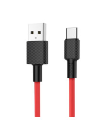Кабель USB - TYPE C  HOCO X29 Superior style 1 метр, 2A, ПВХ,  красный (33/330)Востоку. Адаптер Rolsen оптом по низкой цене. Качественные адаптеры оптом со склада в Новосибирске.