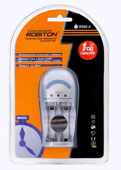 Зар уст Robiton SD250-4  (2,4  R3,R6, NiMh,NiCd, 250мА )