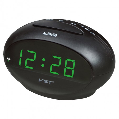 часы настольные VST-711/4 (ярко-зеленый)