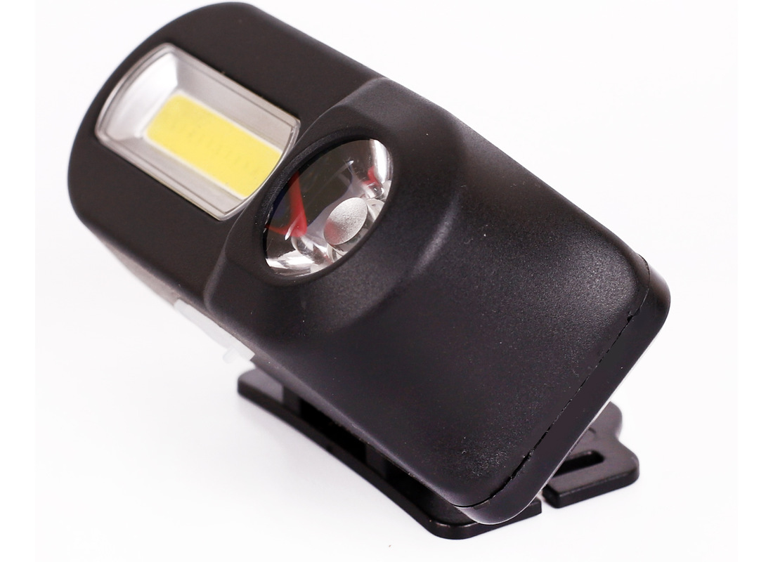 Фонарь  Ultra Flash  LED53763 (фонарь налобн.аккум, 3,7В черн, XPE + COB LED,3+3Вт, 1 реж, крепл)