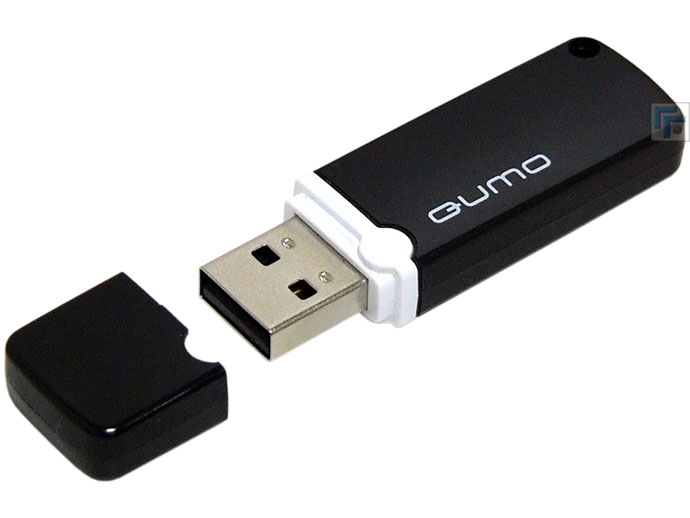 USB2.0 FlashDrives32 Gb Qumo Optiva 02 Black  черный