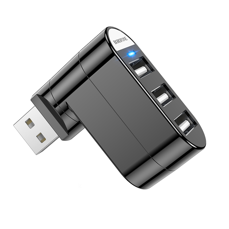 Концентратор USB (HUB) BOROFONE DH3 USB 2.0 (3 USB)