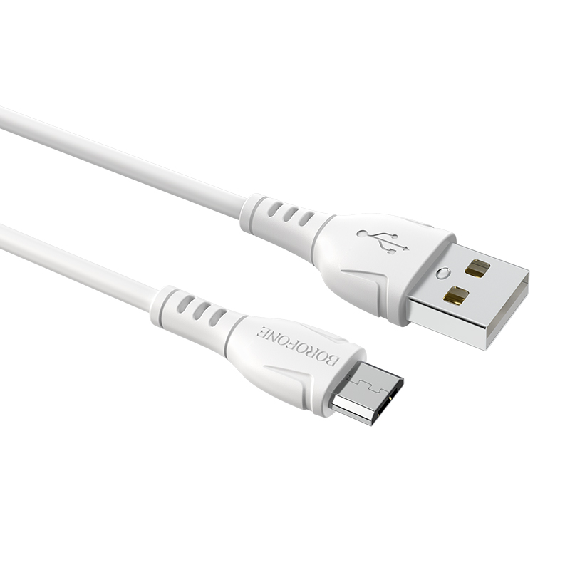 Кабель USB - micro USB BOROFONE BX51 Белый 2.4A, 1м