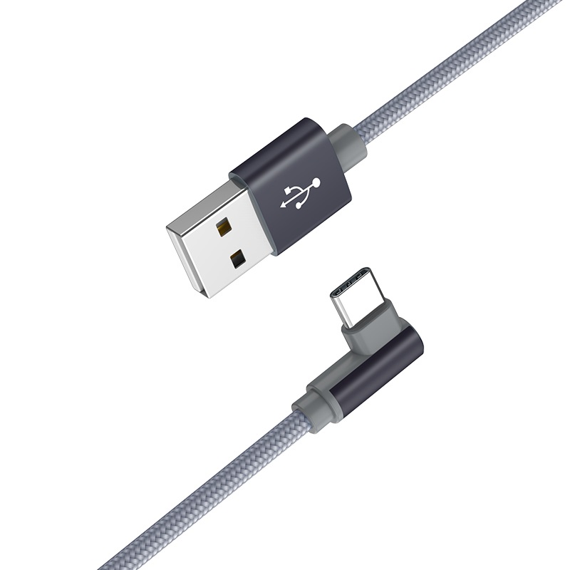 Кабель USB - TYPE C  BOROFONE BX26 Express  нейлон, металлик 3A, 1м