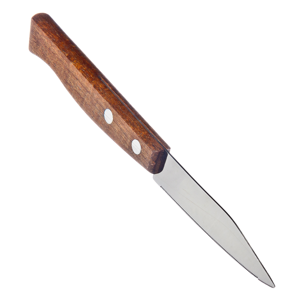 Нож Tramontina Tradicional с зубчиками 8см, блистер, цена за 2шт., 22270/203