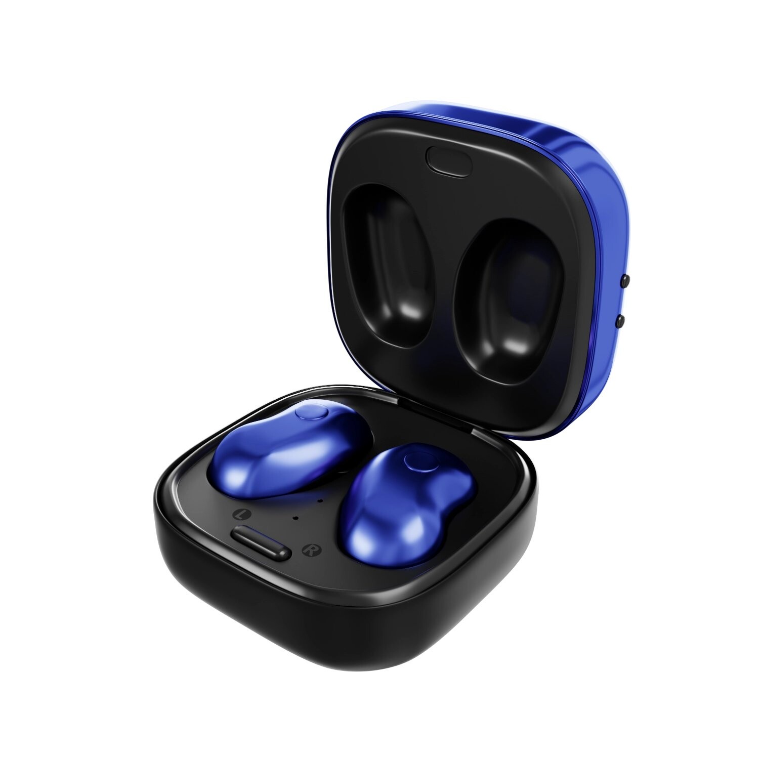 Наушники беспроводные More choice BW22S TWS Синий TWS гарнитура (LED дисплей, bluetooth)