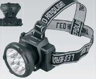 Фонарь  Ultra Flash  LED 5363 (налобн аккум 220В,черный,9LED,2реж,пласт,бокс)