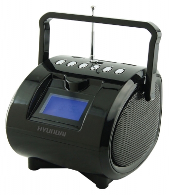 Магнитола Hyundai H-PAS180 черный (6Вт MP3 FM(dig) USB/SD)