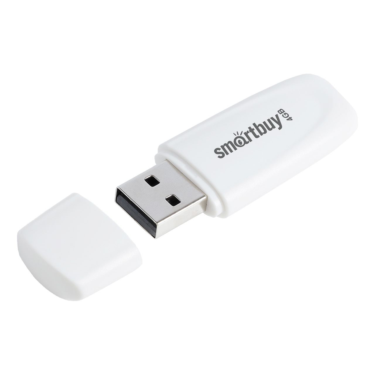 USB2.0 FlashDrives64 Gb Smart Buy  Scout White (SB064GB2SCW)