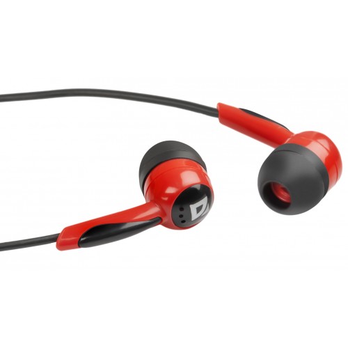 наушн Defender Basic-604 Red Для MP3, кабель 1,1 м