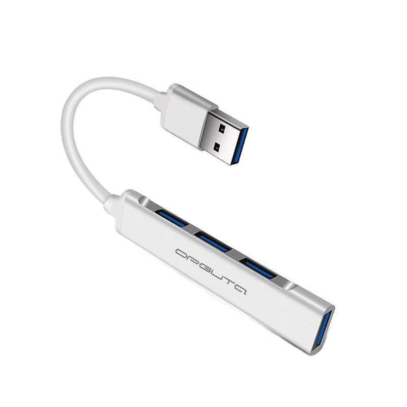 Концентратор USB (HUB) Орбита OT-PCR17 Серебро USB 2.0 (4*USB)