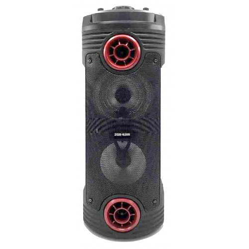 Активная напольная акустика ZQS-6208+Bluetooth +USB+SD+радио+аккум+микрофон +эквалайзер+светомузыка