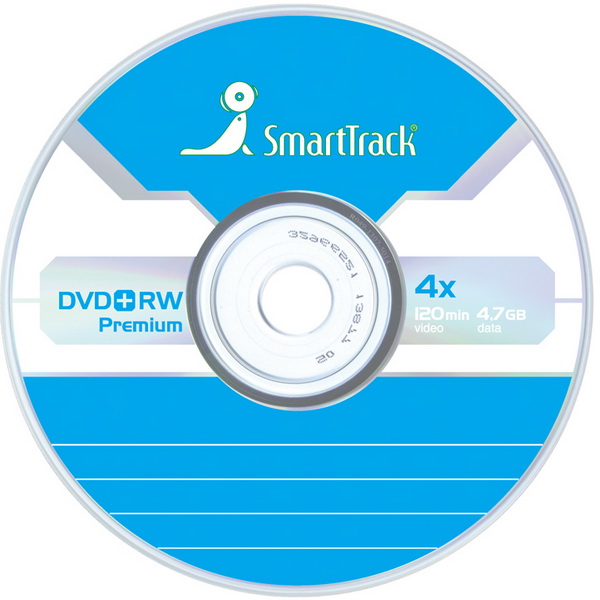 диск SMART TRACK DVD+RW 4,7Gb 4x Cake (10)