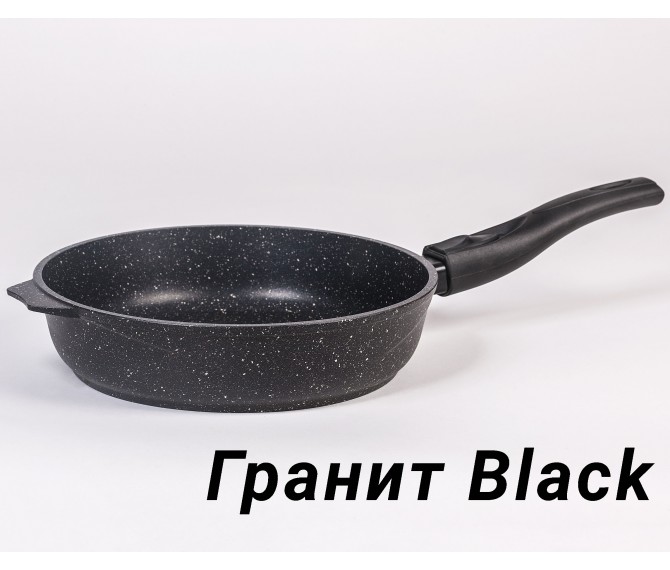 Мечта Сковорода литая  20см АП Гранит Black со съемной ручкой арт 020802 (10)