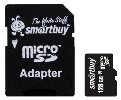 Пам.microSDXC,128Gb Smartbuy Class 10 UHS-1 (с адаптером SD)