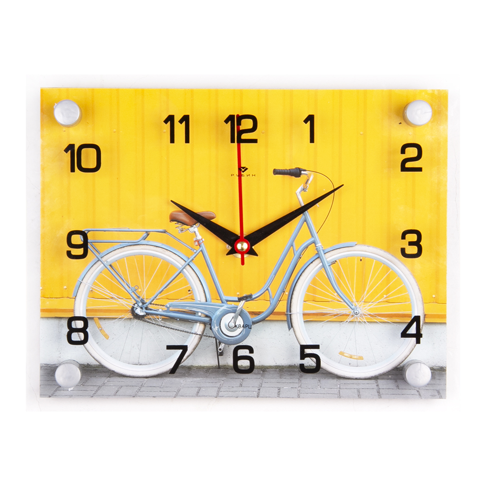 Часы настенные СН 2026 - 024 Велосипед прямоуг (20х26) (10)