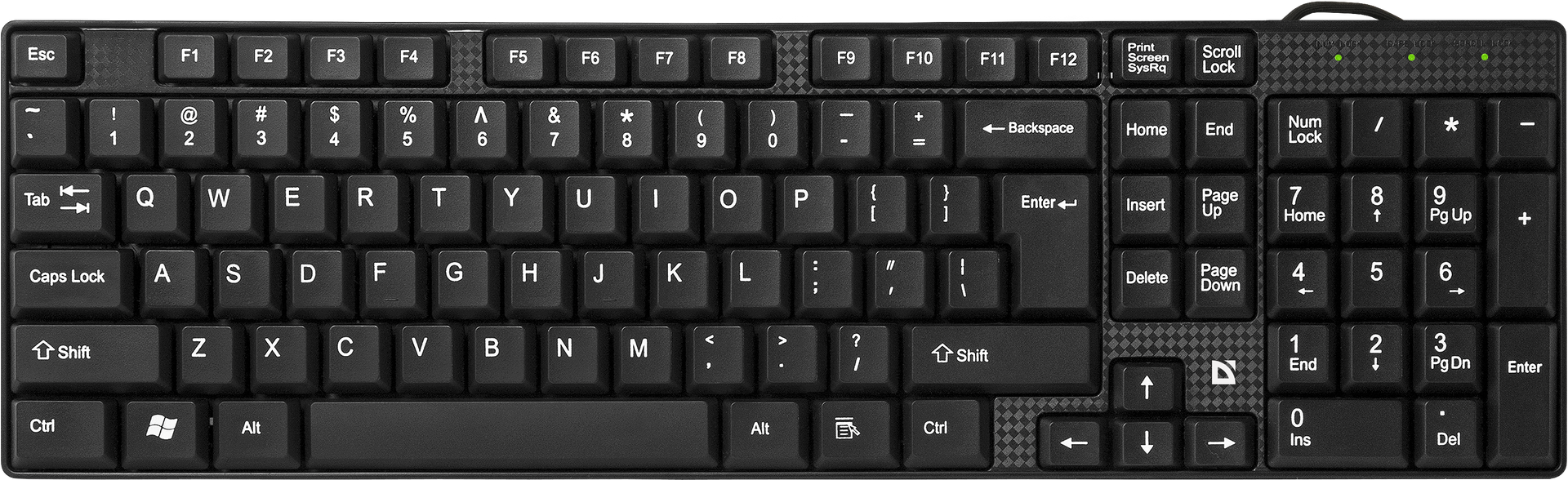 Клавиатура DEFENDER Accent SB-720 RU (black),USB
