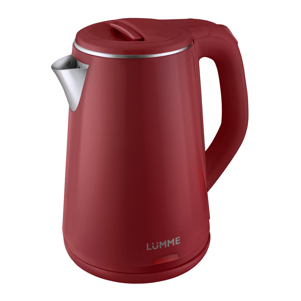 Чайник LUMME LU-156 красный рубин (1,8кВт, 2л, двойная стенка нерж и пластик) 12/уп