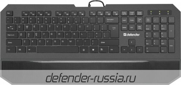 Клавиатура DEFENDER Oskar SM-600 USB глянц PRO 104+6кн,13 доп.кн.функций