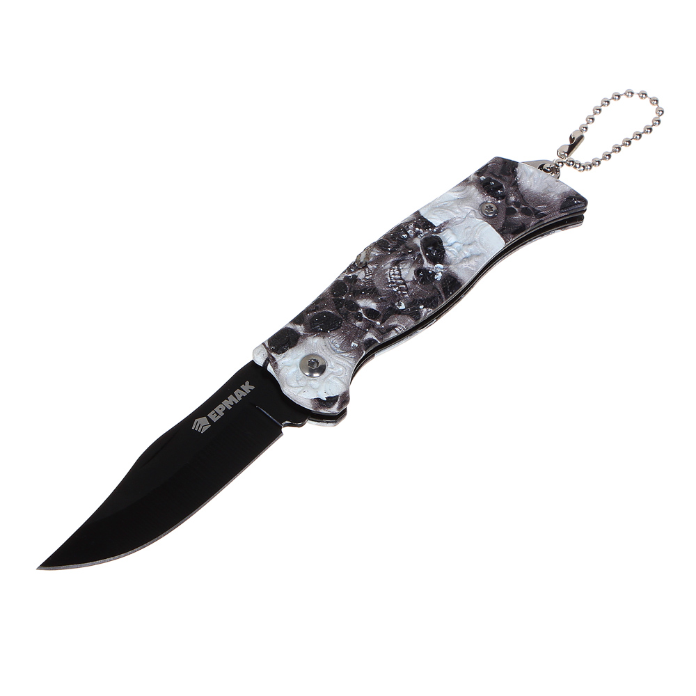 Нож туристический складной ЕРМАК, 15,8 см, нерж.сталь, пластик