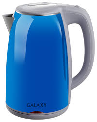 Чайник Galaxy GL 0307  синий (2 кВт, 1,7л, двойная стенка нерж и пластик) 6/уп