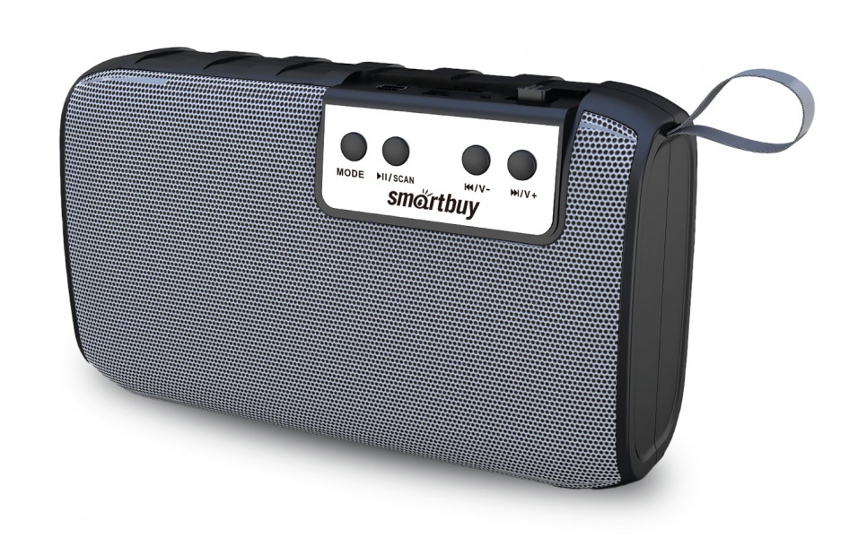 Колонки Smartbuy YOGA Акустическая система 2.0, 5Вт, Bluetooth, MP3, FM-радио, черн (арт.SBS-5050)