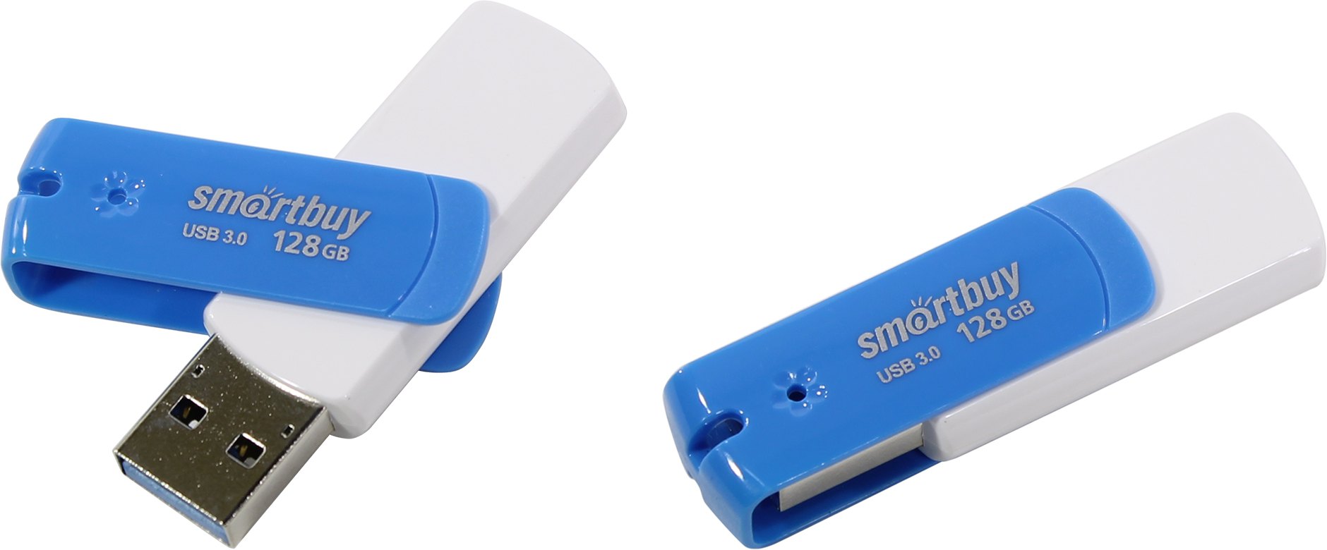 USB3.0 FlashDrives128Gb Smart Buy  Diamond Blue (SB128GBDB-3)