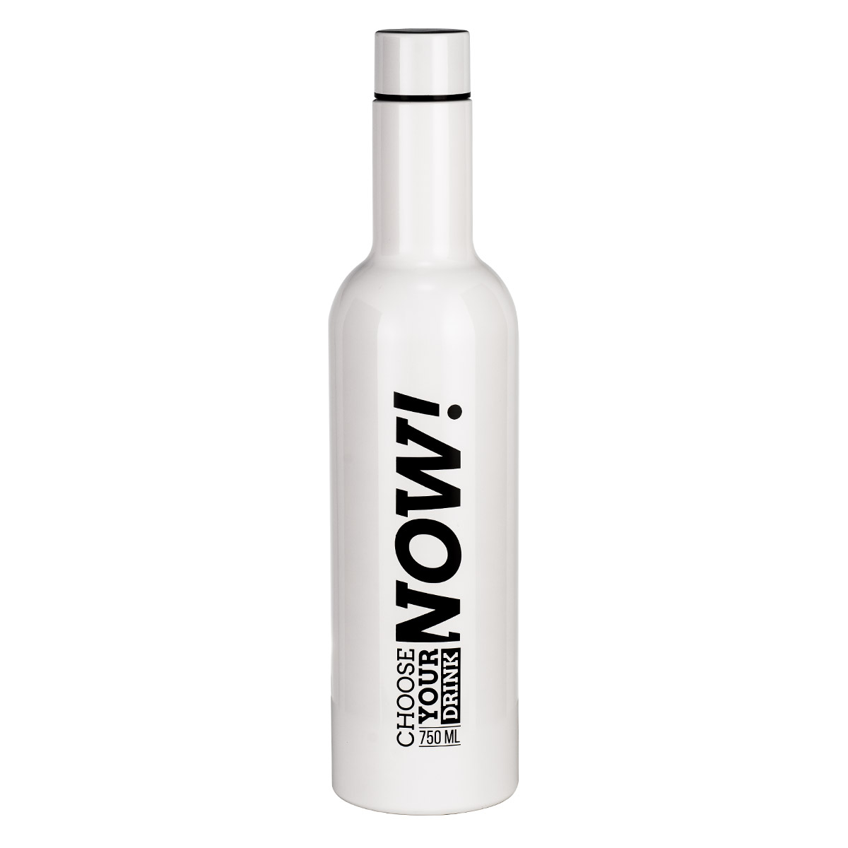 Термос  из нерж/ст LARA LR04-14 (White) - 750 мл, бутылка, матовый, двойные стенки