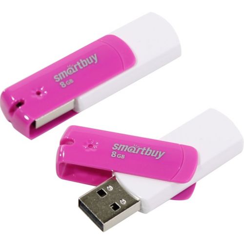 USB2.0 FlashDrives 8Gb Smart Buy  Diamond Pink (SB8GBDP)